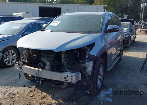 2015 Toyota Highlander Xle из США, поврежденный, VIN 5TDKKRFH9FS109342